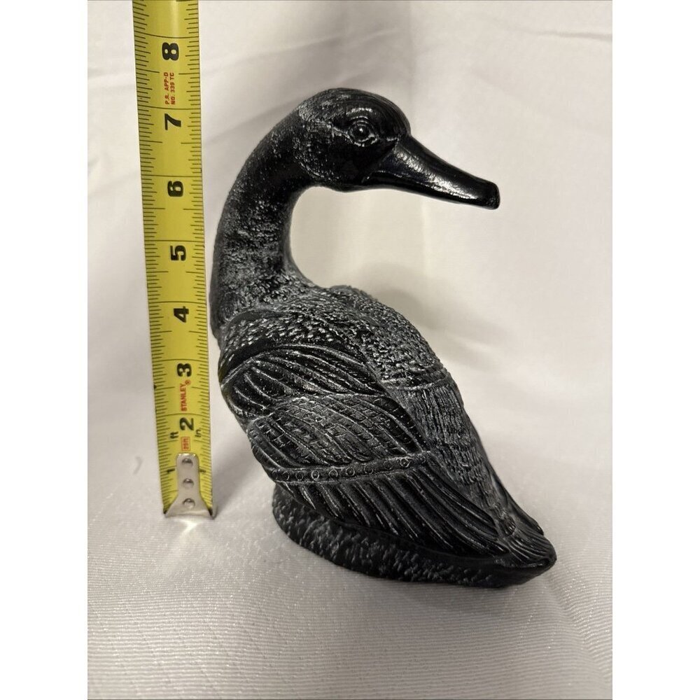 Aardvark soapstone duck sculpture - hand carved - Aardik